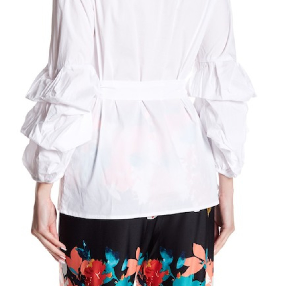 Final $ Eci Women's Off The Shoulder Blouse - Picture 4 of 7